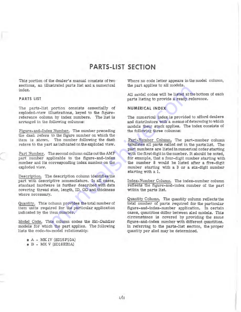 AMF 1969 SKI-DADDLER MARK IV Service Manual Download Page 25