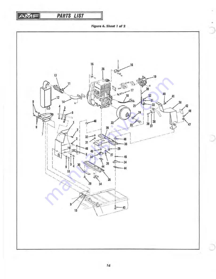 AMF 1970 SKI-DADDLER SD15M11 A Parts And Service Manual Download Page 30