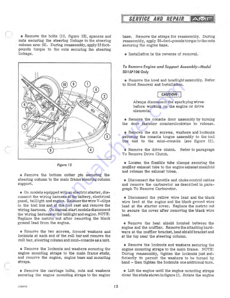 AMF 1970 SKI-DADDLER Скачать руководство пользователя страница 17