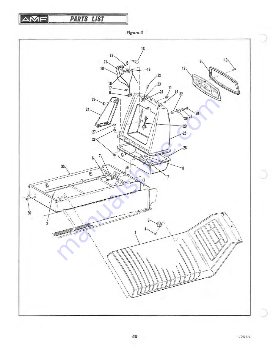 AMF 1970 SKI-DADDLER Parts And Service Manual Download Page 44