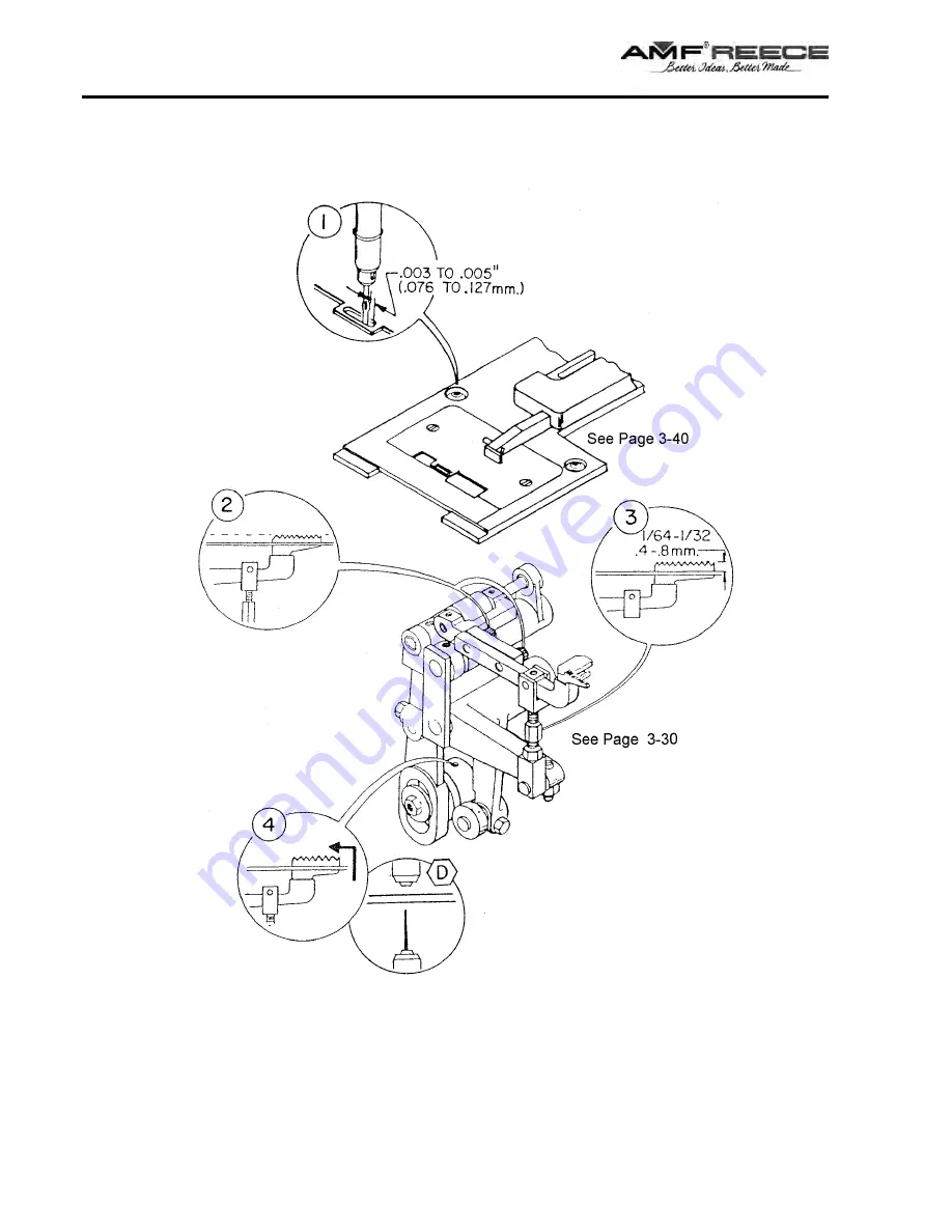 AMF DECO 2000 Parts And Service Manual Download Page 50