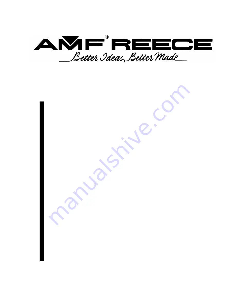 AMF Reece 101 Installation Manual Download Page 3