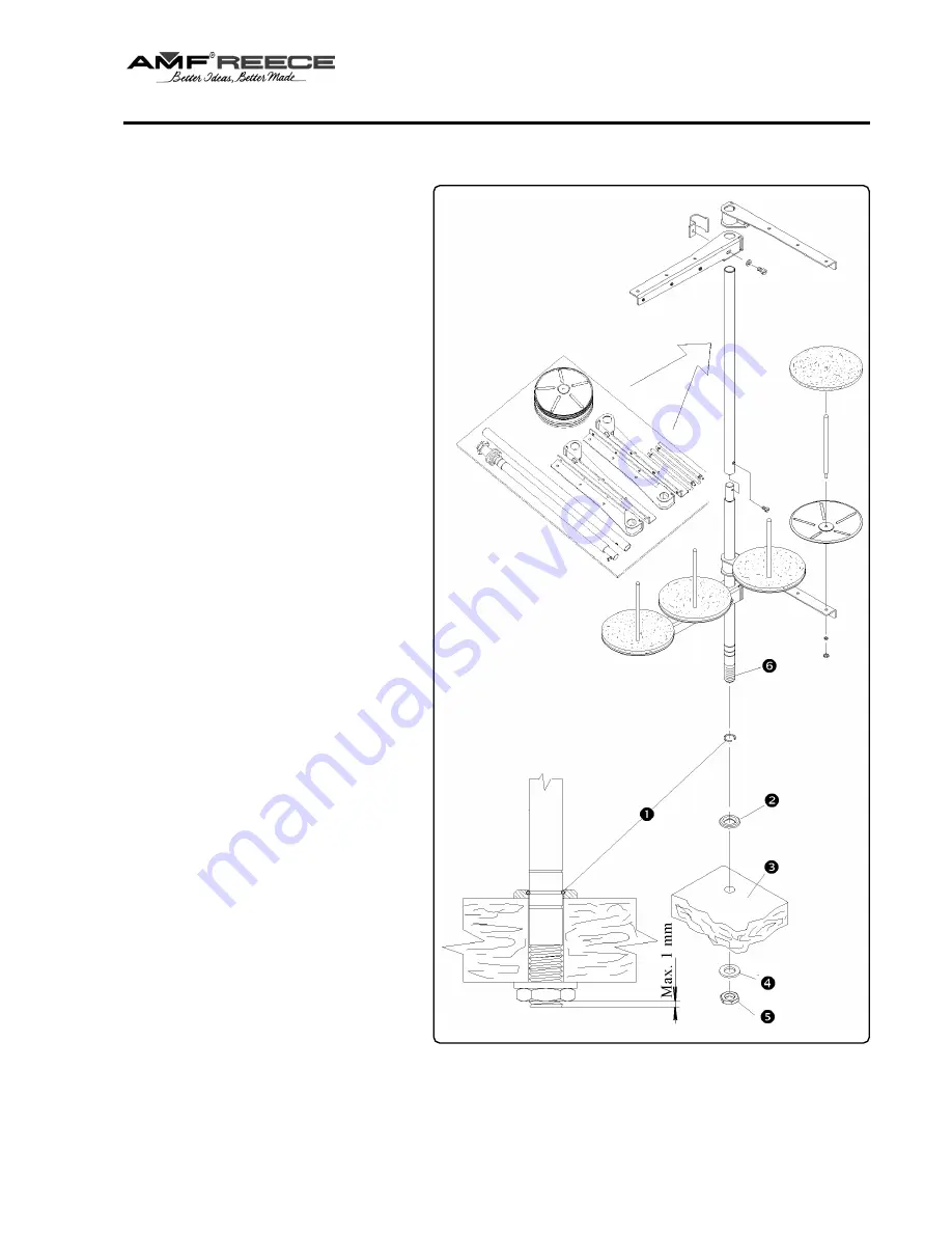 AMF REECE Decostitch Parts And Service Manual Download Page 19