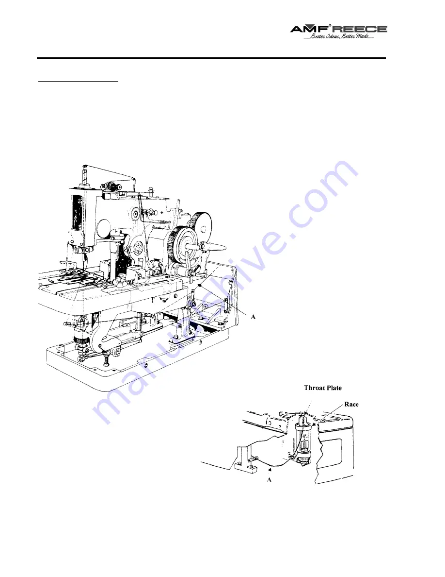 AMF REECE Decostitch Parts And Service Manual Download Page 22