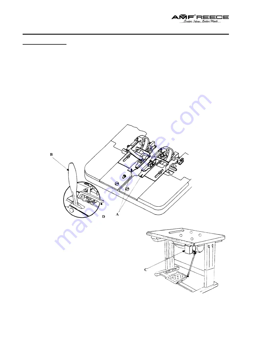 AMF REECE Decostitch Parts And Service Manual Download Page 24