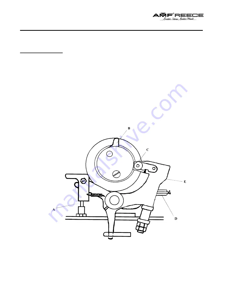 AMF REECE Decostitch Parts And Service Manual Download Page 48