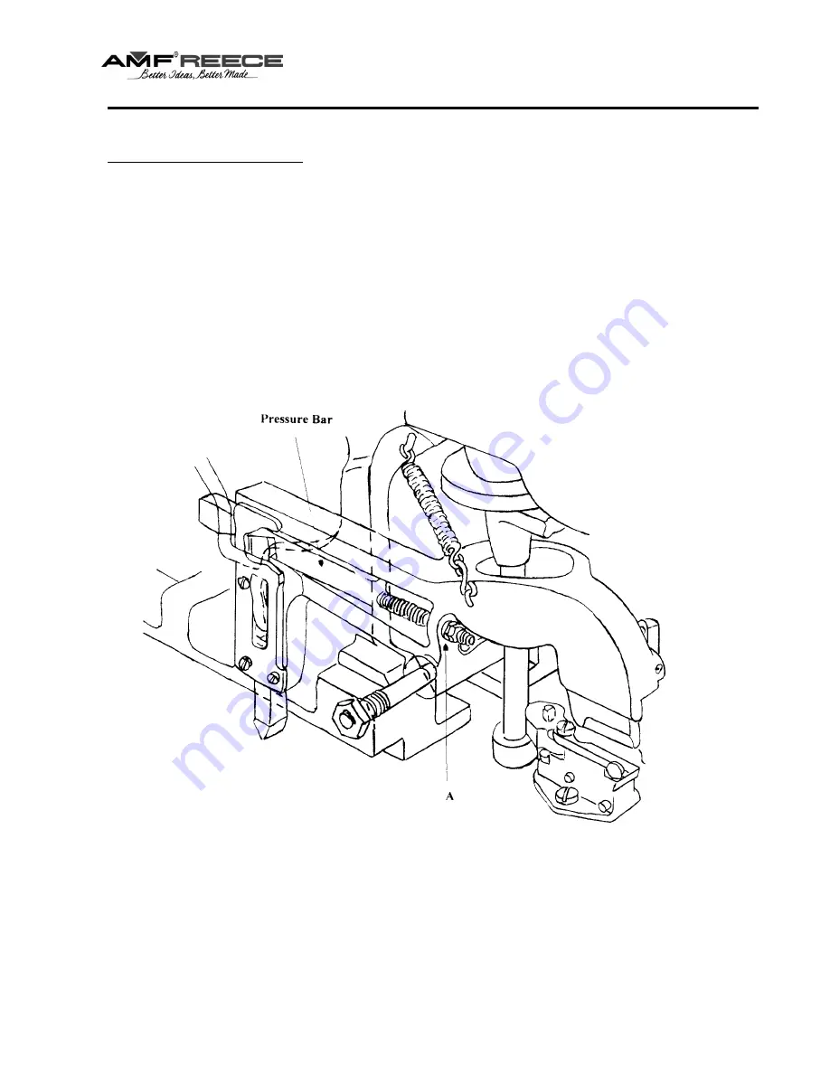 AMF REECE Decostitch Parts And Service Manual Download Page 71