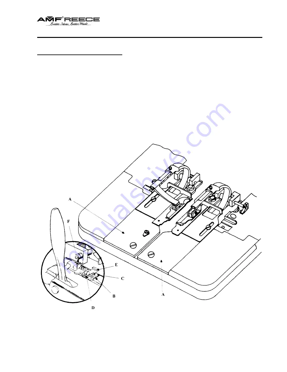 AMF REECE Decostitch Parts And Service Manual Download Page 73