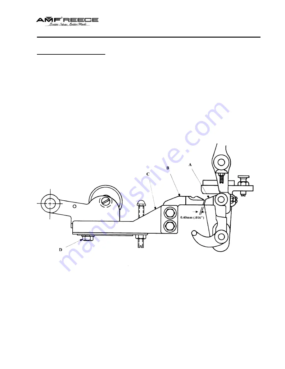 AMF REECE Decostitch Parts And Service Manual Download Page 79