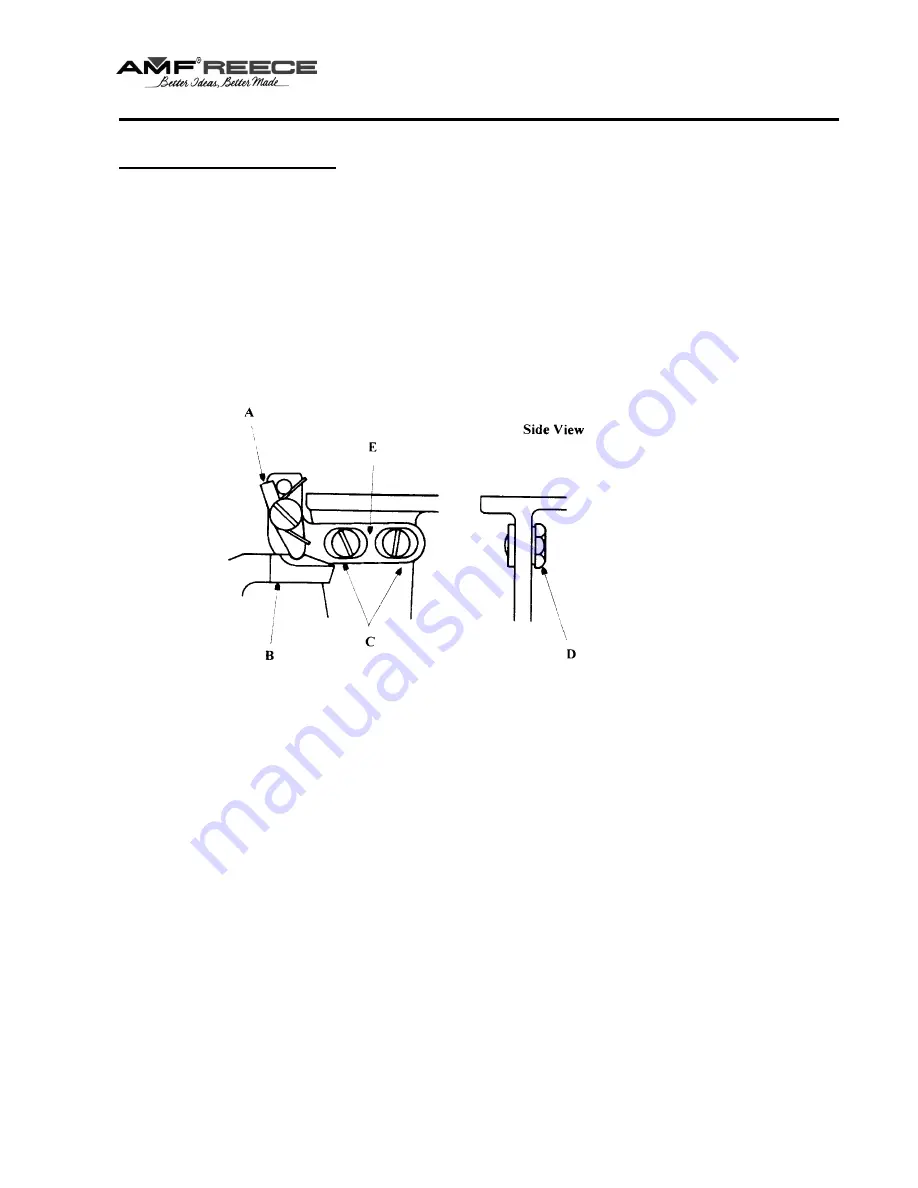 AMF REECE Decostitch Parts And Service Manual Download Page 83