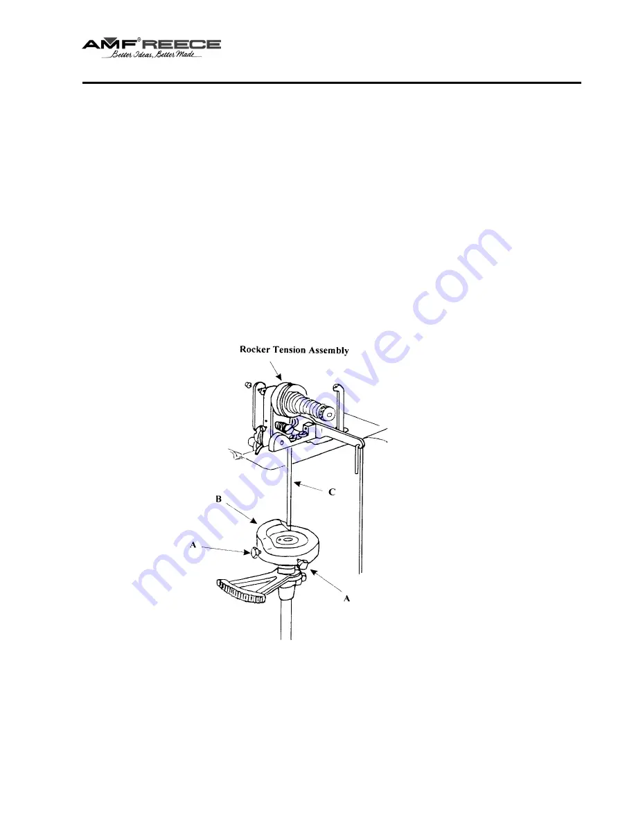 AMF REECE Decostitch Parts And Service Manual Download Page 91