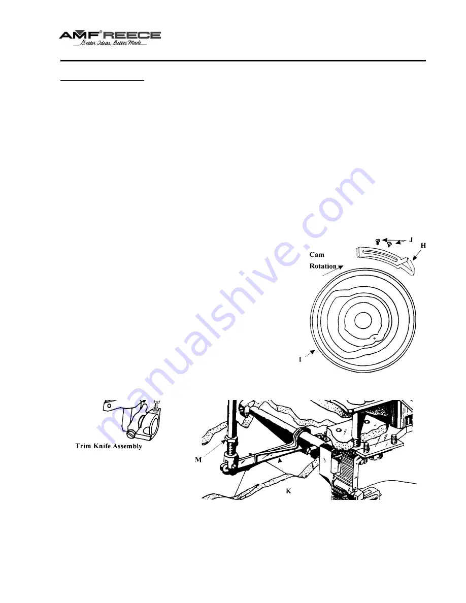 AMF REECE Decostitch Parts And Service Manual Download Page 95