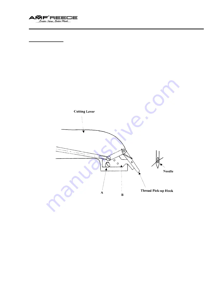 AMF REECE Decostitch Parts And Service Manual Download Page 103