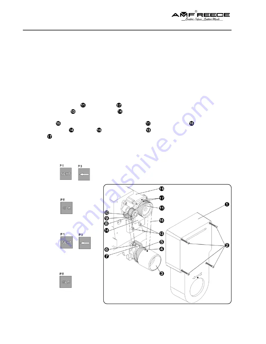 AMF REECE S-4000 LT Parts And Service Manual Download Page 56