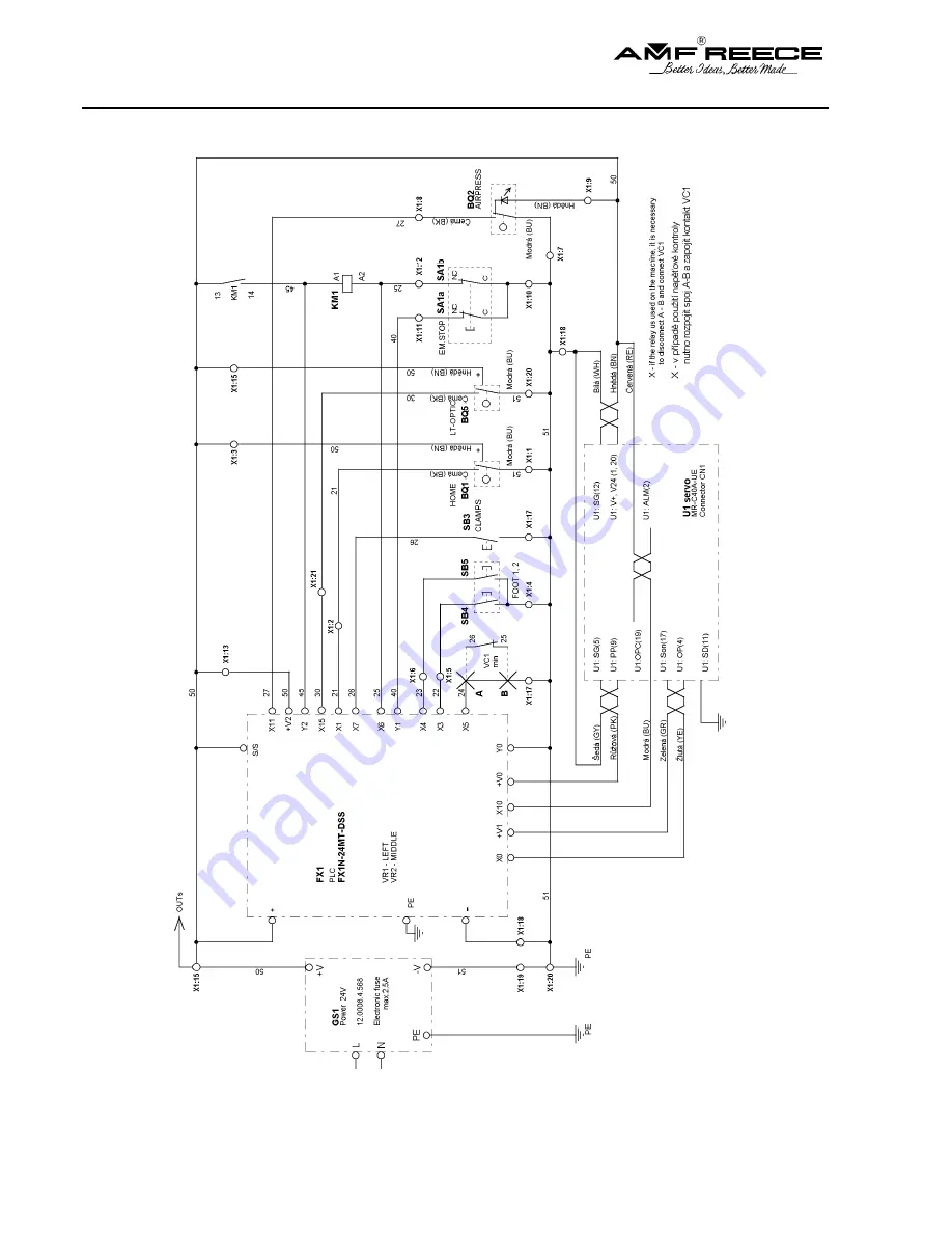 AMF REECE S-4000 LT Parts And Service Manual Download Page 72