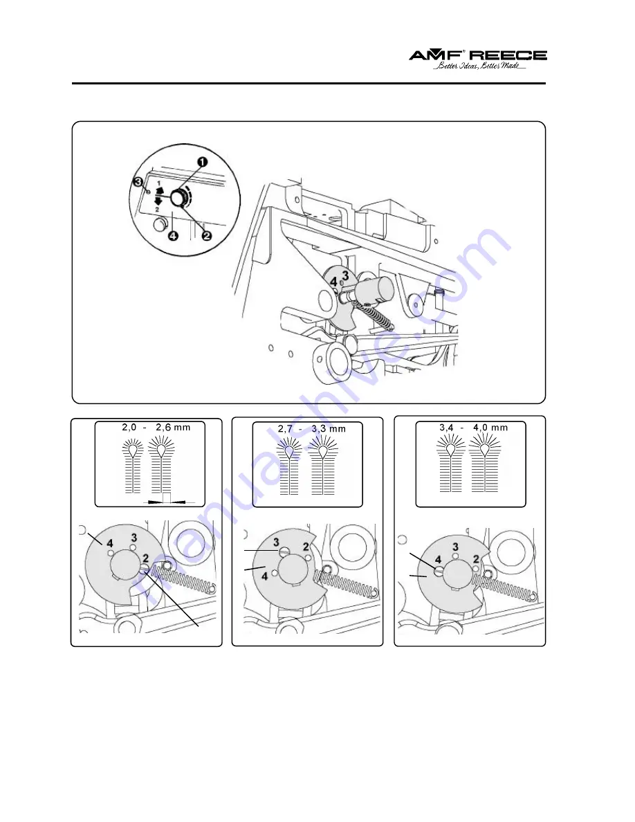 AMF REECE S100 Parts And Service Manual Download Page 31