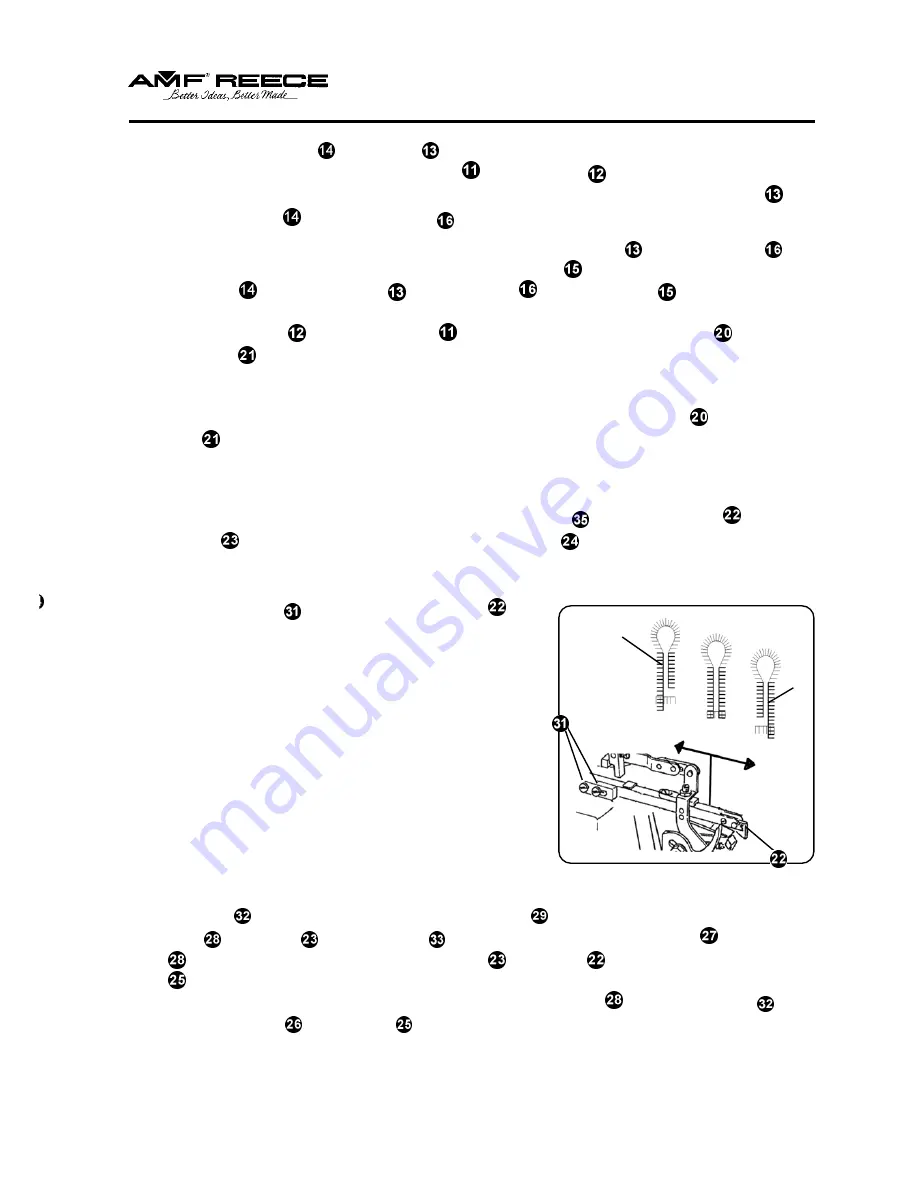 AMF REECE S100 Parts And Service Manual Download Page 68