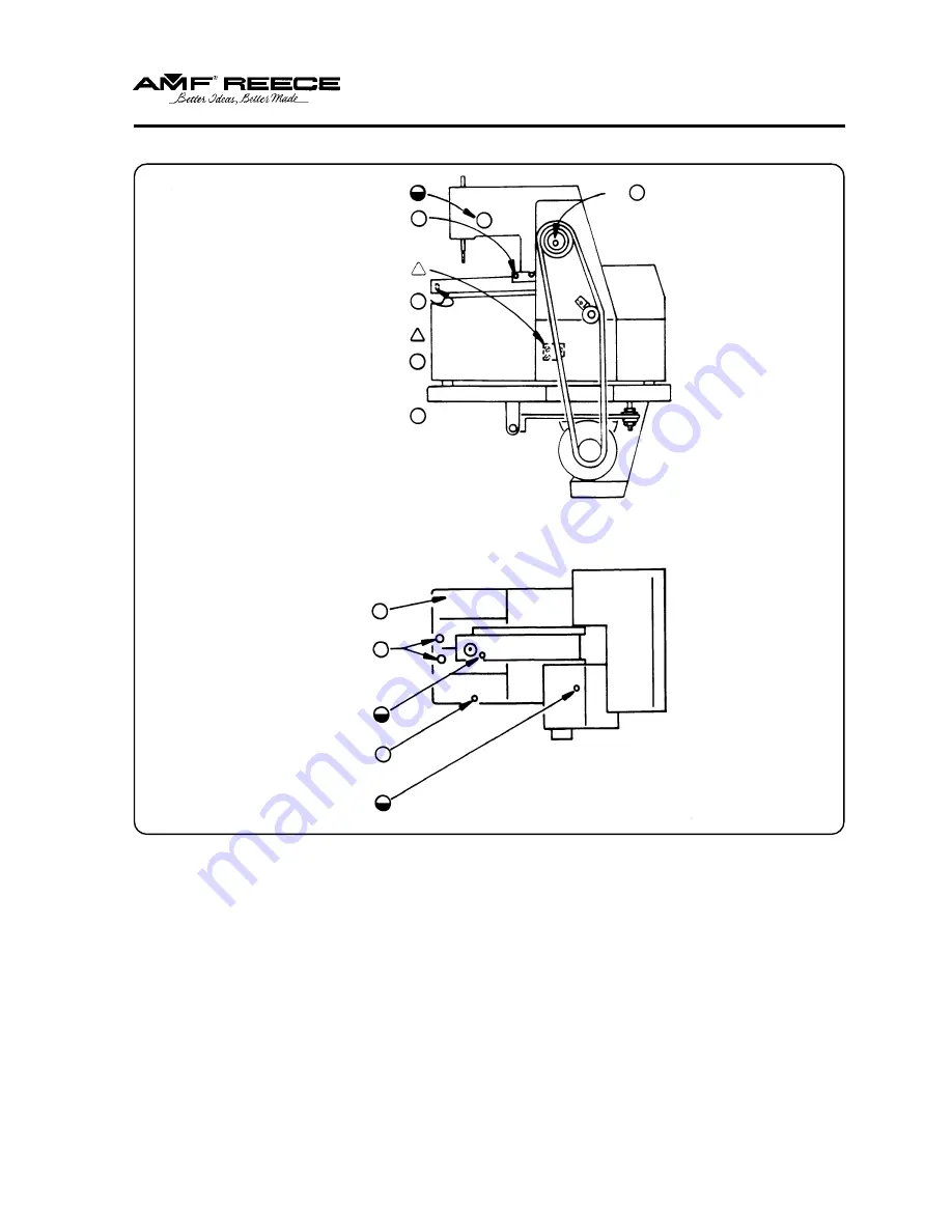 AMF REECE S100 Parts And Service Manual Download Page 76