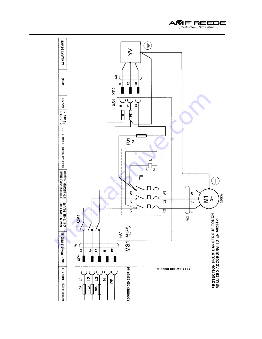 AMF REECE S100 Parts And Service Manual Download Page 81