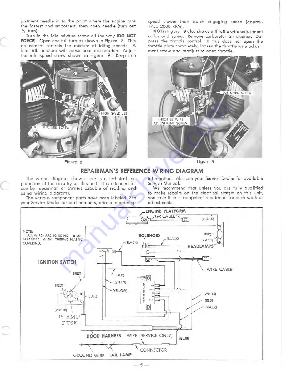 AMF Ski-Daddler 5813-0100 Service Manual Download Page 5