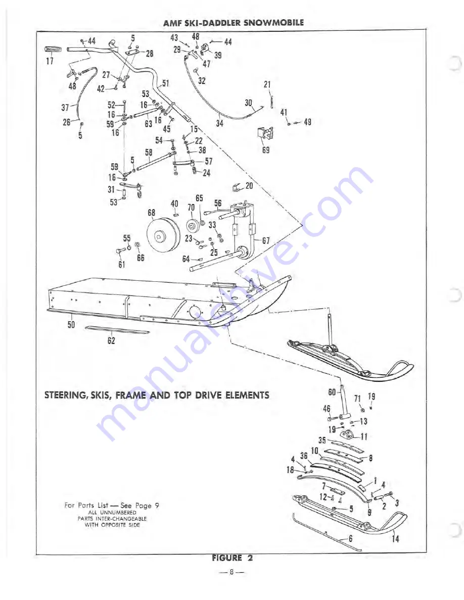 AMF Ski-Daddler 5813-0100 Service Manual Download Page 8