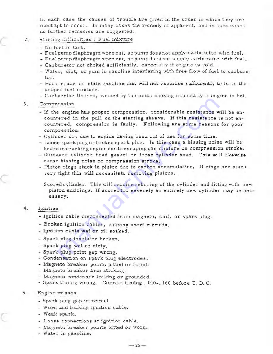 AMF Ski-Daddler 5813-0100 Service Manual Download Page 25