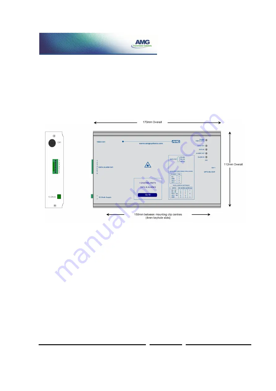 AMG AMG5516 Instruction Manual Download Page 1