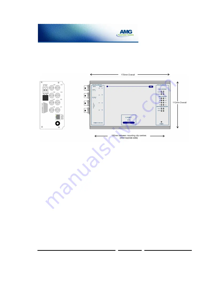 AMG AMG6184-DR-SF Instruction Manual Download Page 1