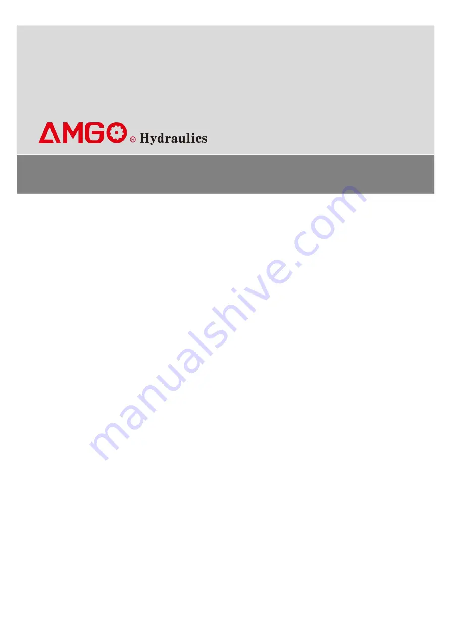 AMGO OH-10 Installation And Service Manual Download Page 40