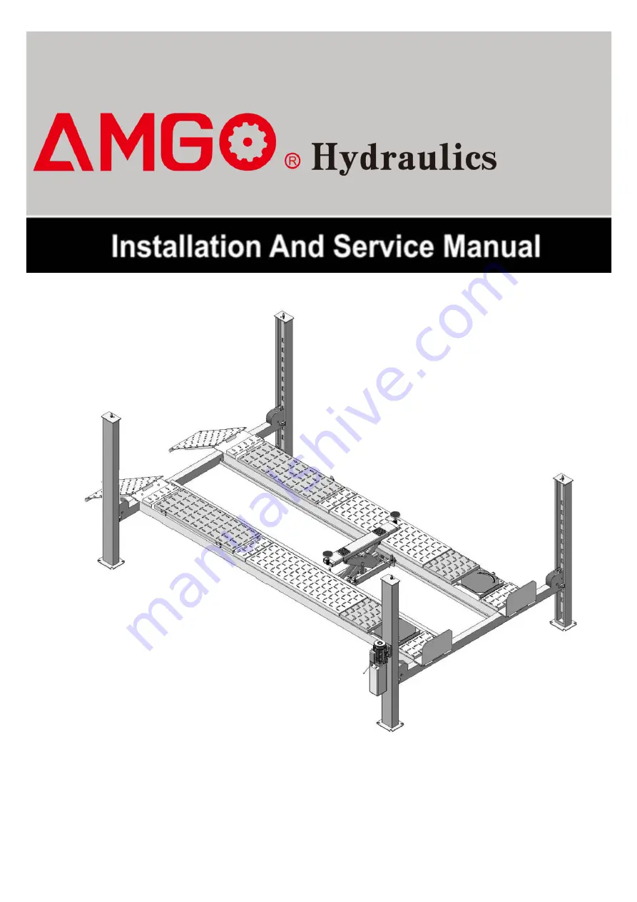 AMGO PRO-12A Installation And Service Manual Download Page 1