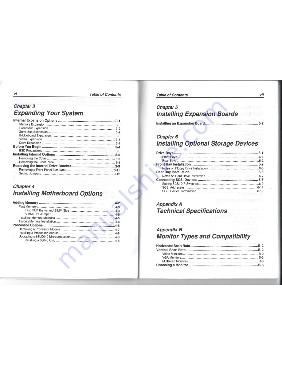 Amiga A 4000 T Manual Download Page 4