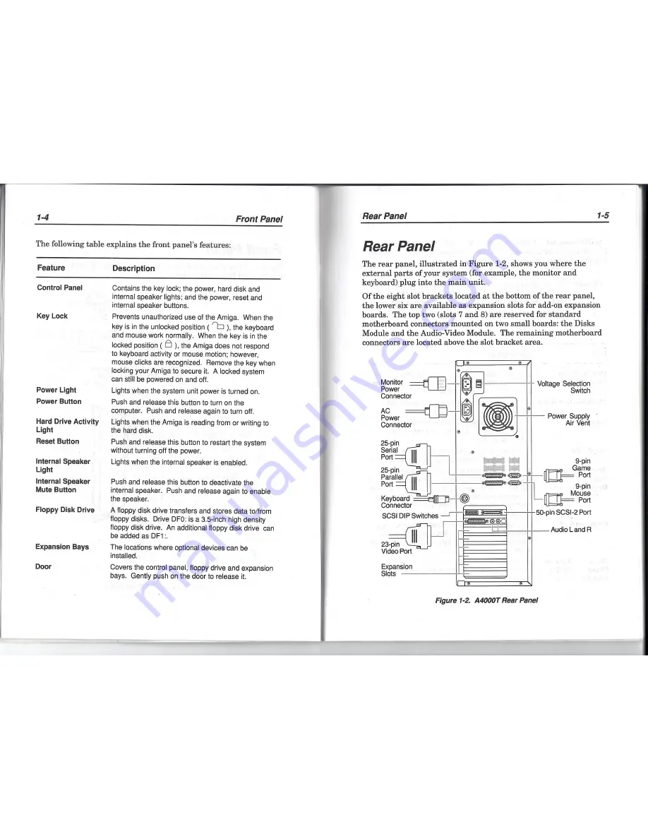 Amiga A 4000 T Manual Download Page 10