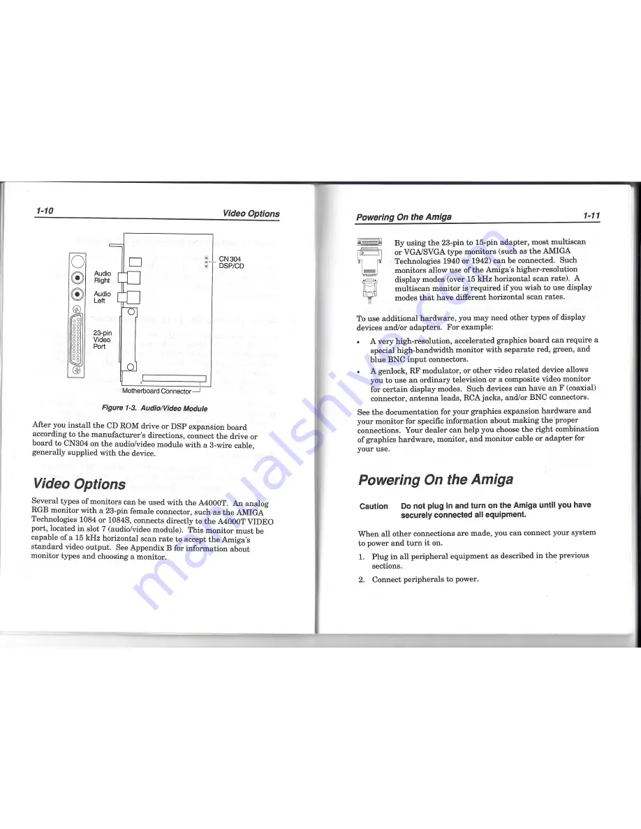 Amiga A 4000 T Скачать руководство пользователя страница 13