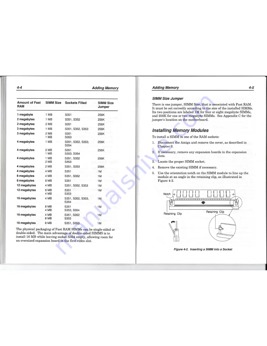 Amiga A 4000 T Manual Download Page 27