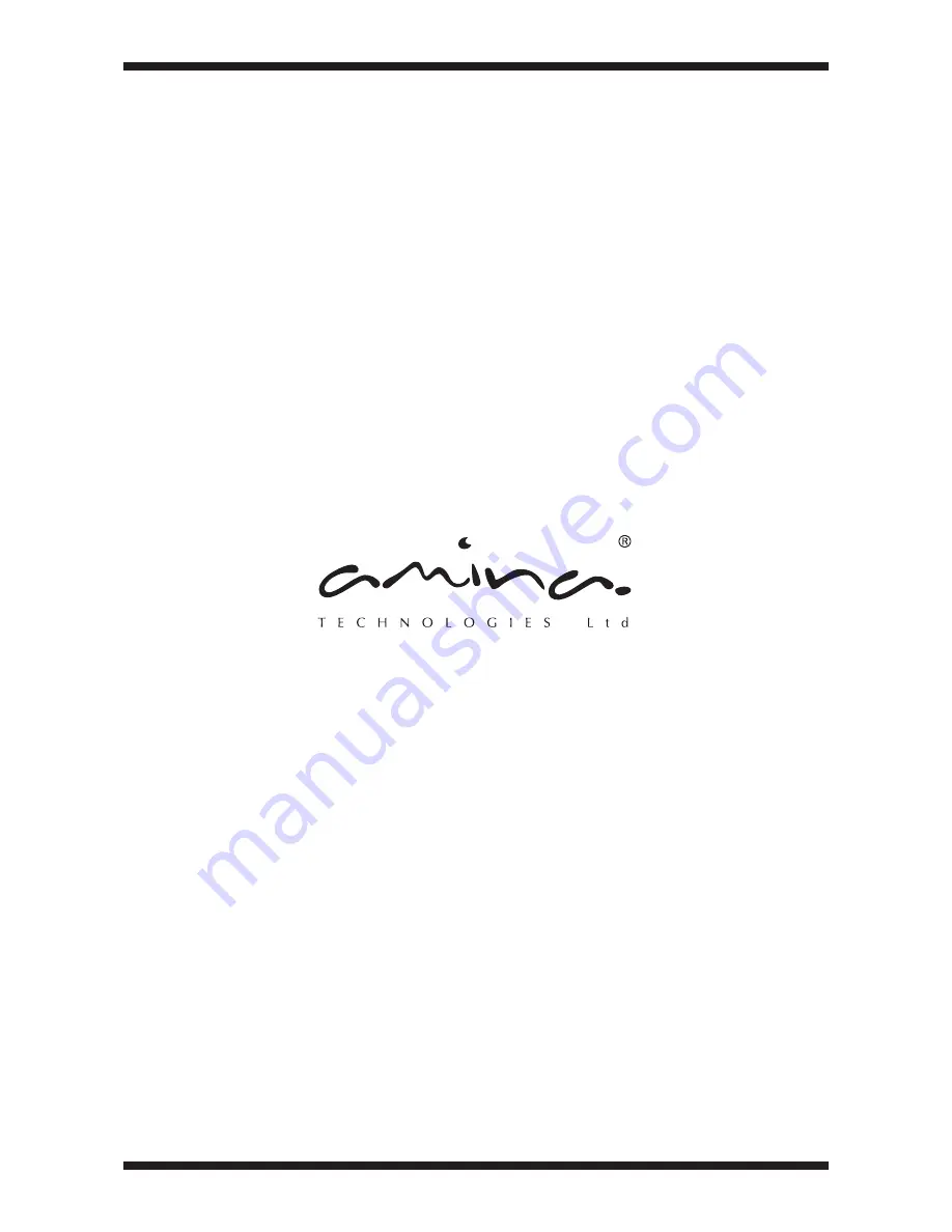 Amina Evolution AIW150E Installation Manual Download Page 32