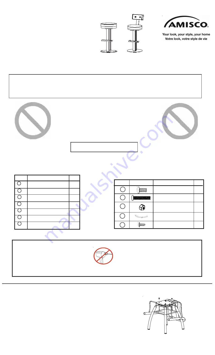 Amisco 41495 Quick Start Manual Download Page 1