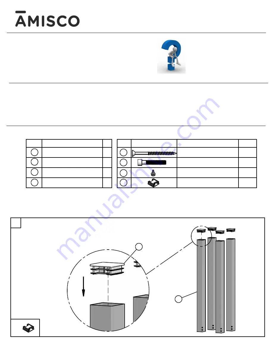 Amisco M656480176 Assembly Download Page 1