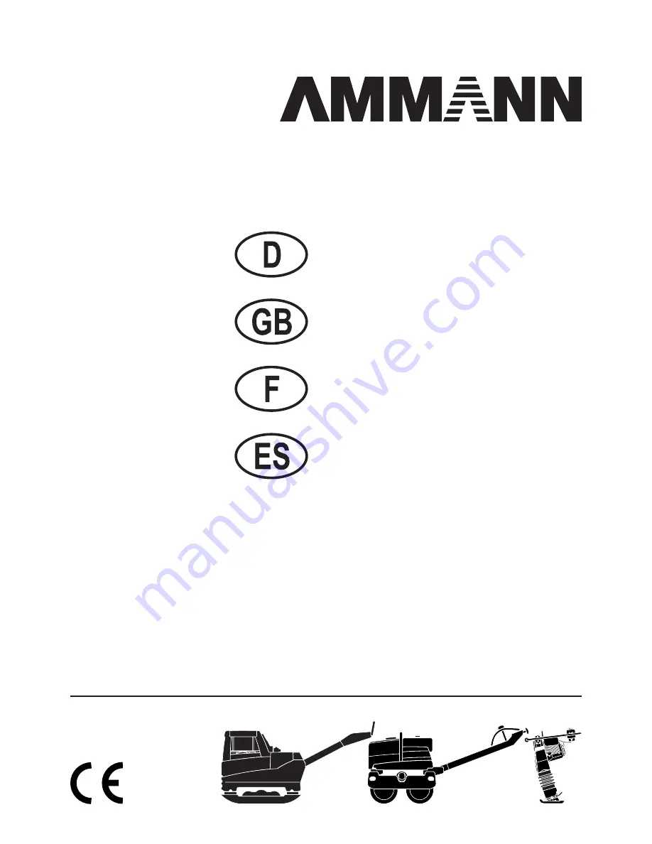 Ammann AVP 2220 Operating Instructions Manual Download Page 1