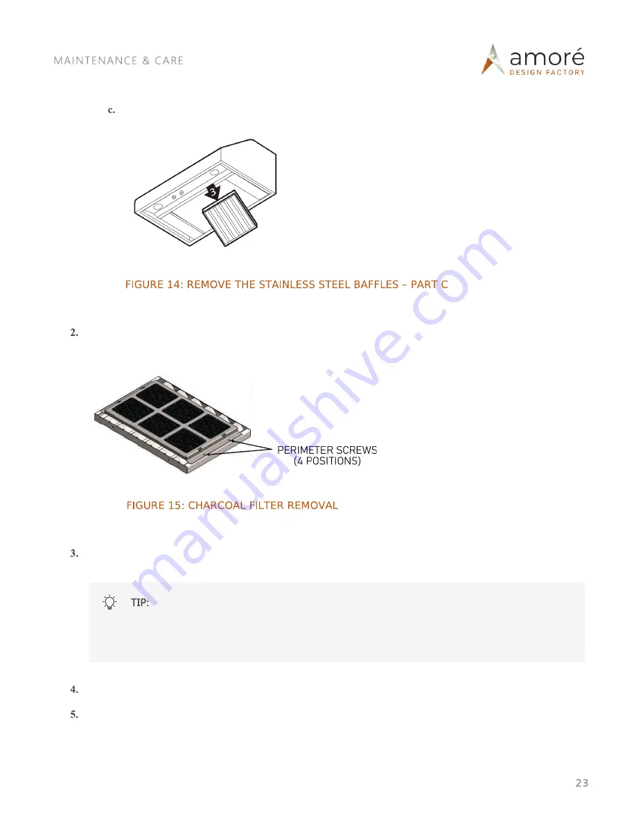 amore WMUI281514-F0 Installation And Care Manual Download Page 23