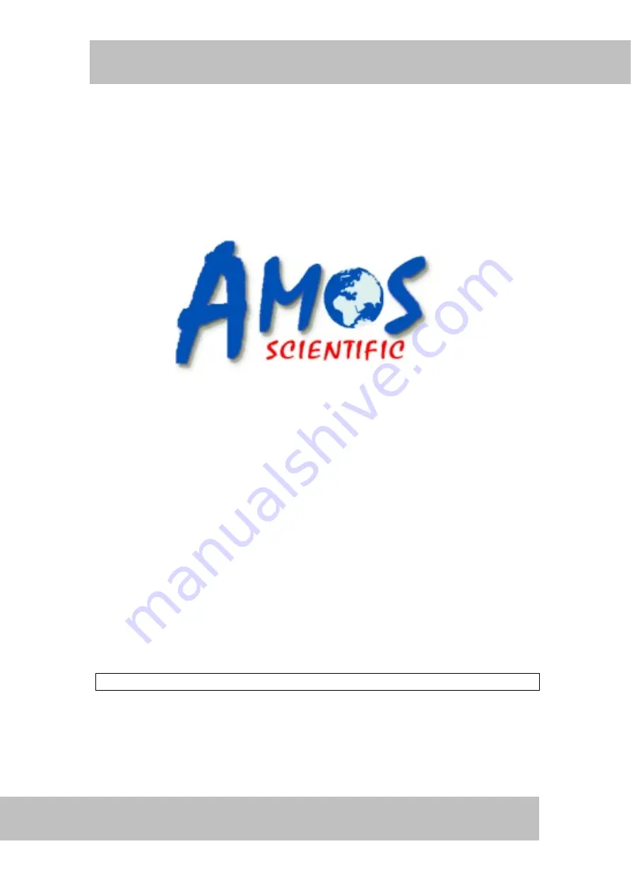 Amos TEC 2500 Operation Manual Download Page 1