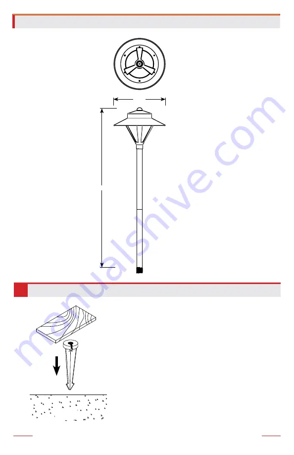 AMP Lighting ASPL-1027-25-B-BZ Installation & Maintenance Manual Download Page 3