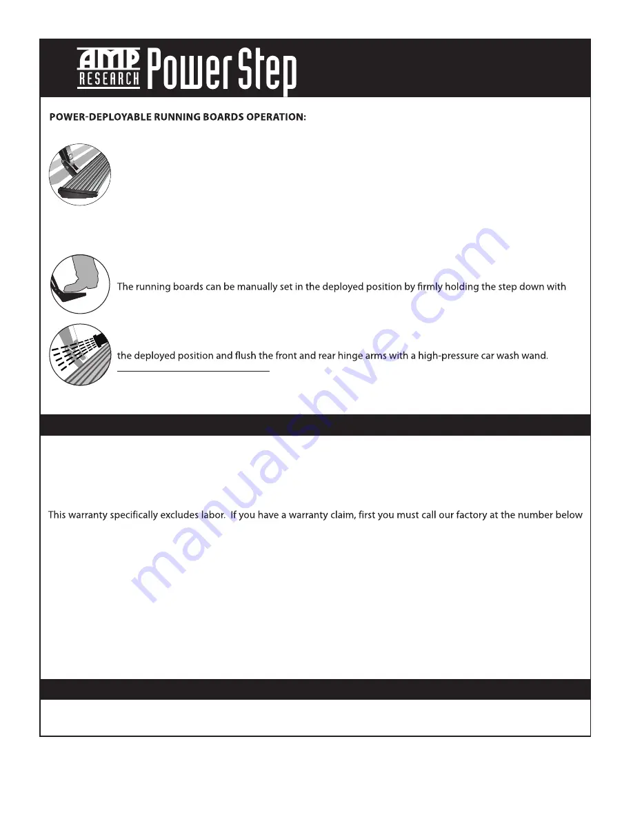 AMP Research Power Step 77137-01A Скачать руководство пользователя страница 13