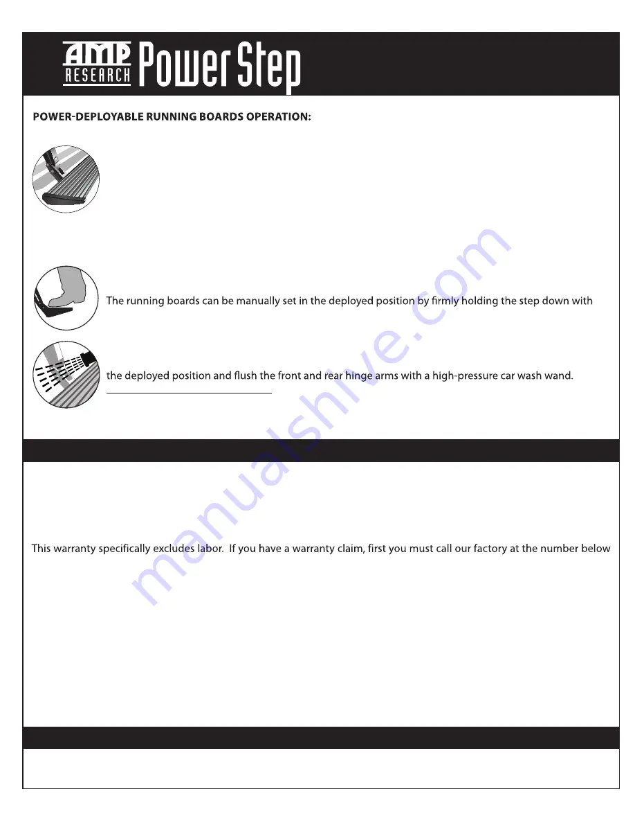 AMP Research POWERSTEP 76141-01A Installation Manual Download Page 10