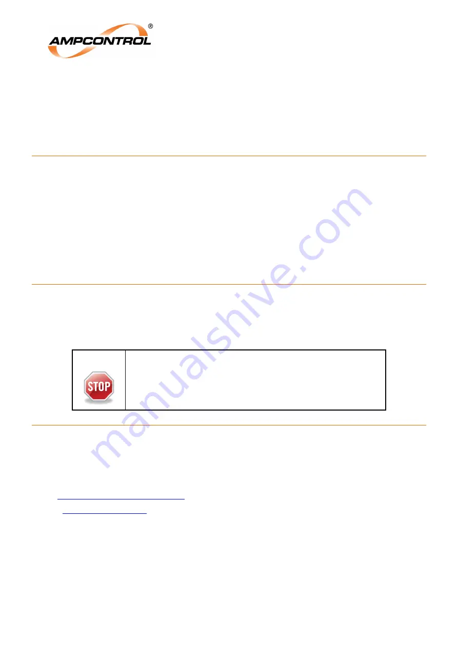 Ampcontrol ECD Скачать руководство пользователя страница 3