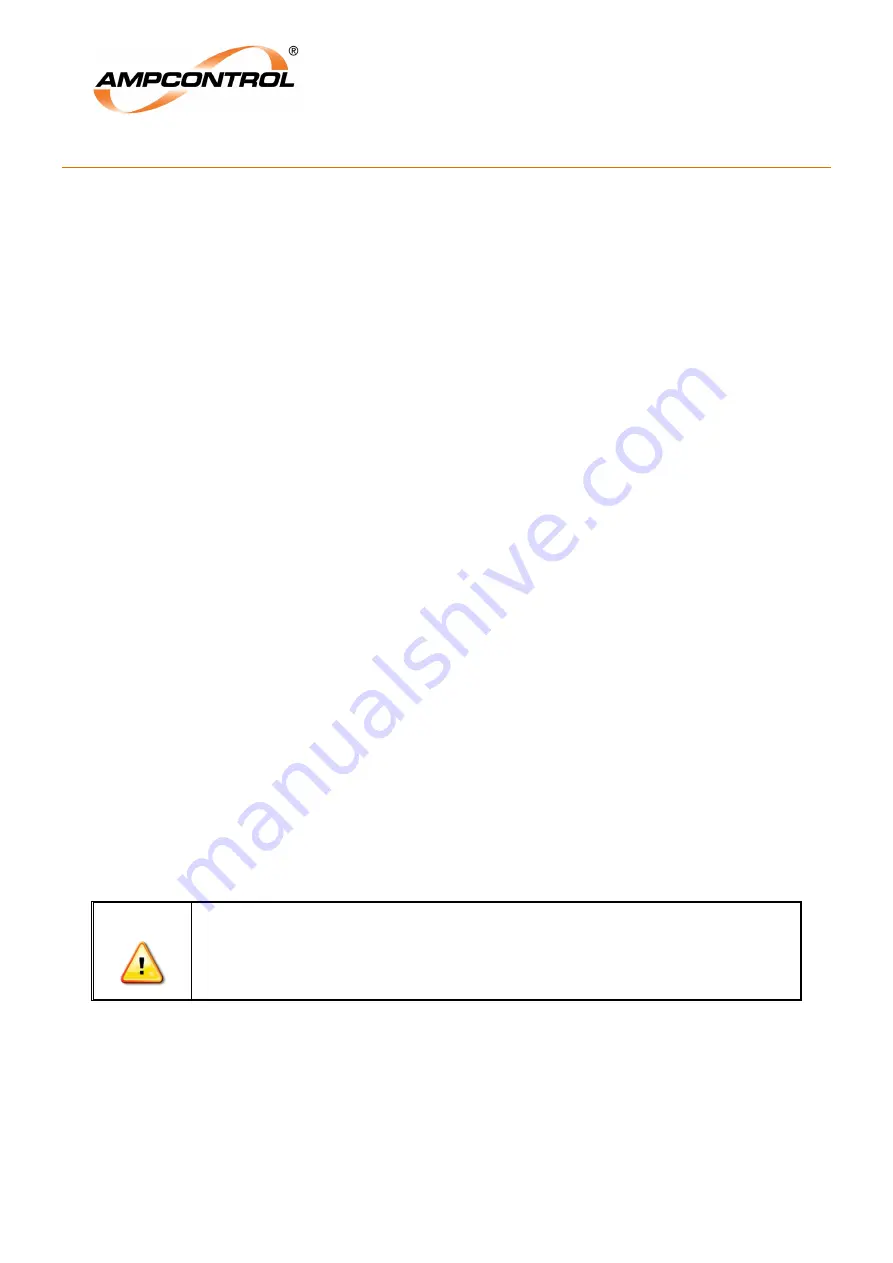 Ampcontrol ECD User Manual Download Page 10
