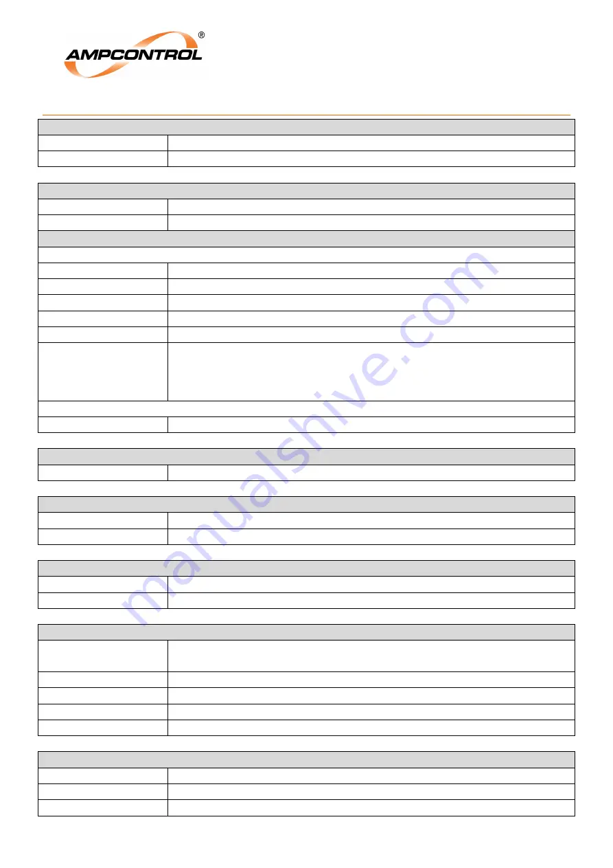 Ampcontrol ECD User Manual Download Page 20