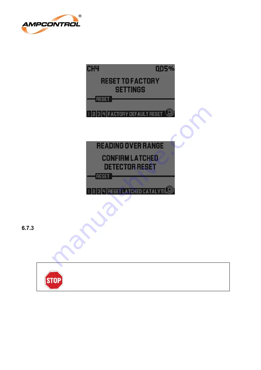 Ampcontrol Gasguard GG2 DISPLAY User Manual Download Page 63