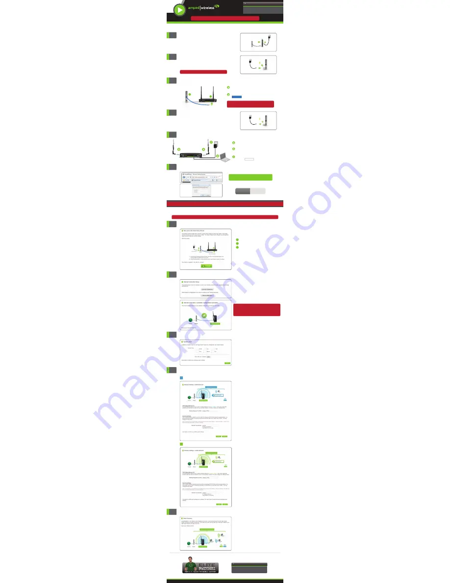 Amped Wireless R20000G Setup Manual Download Page 1