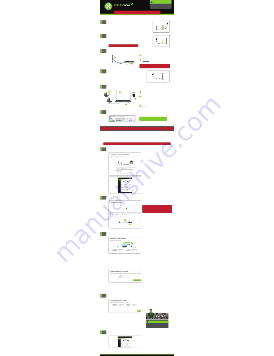 Amped Wireless RTA1200 Setup Manual Download Page 1