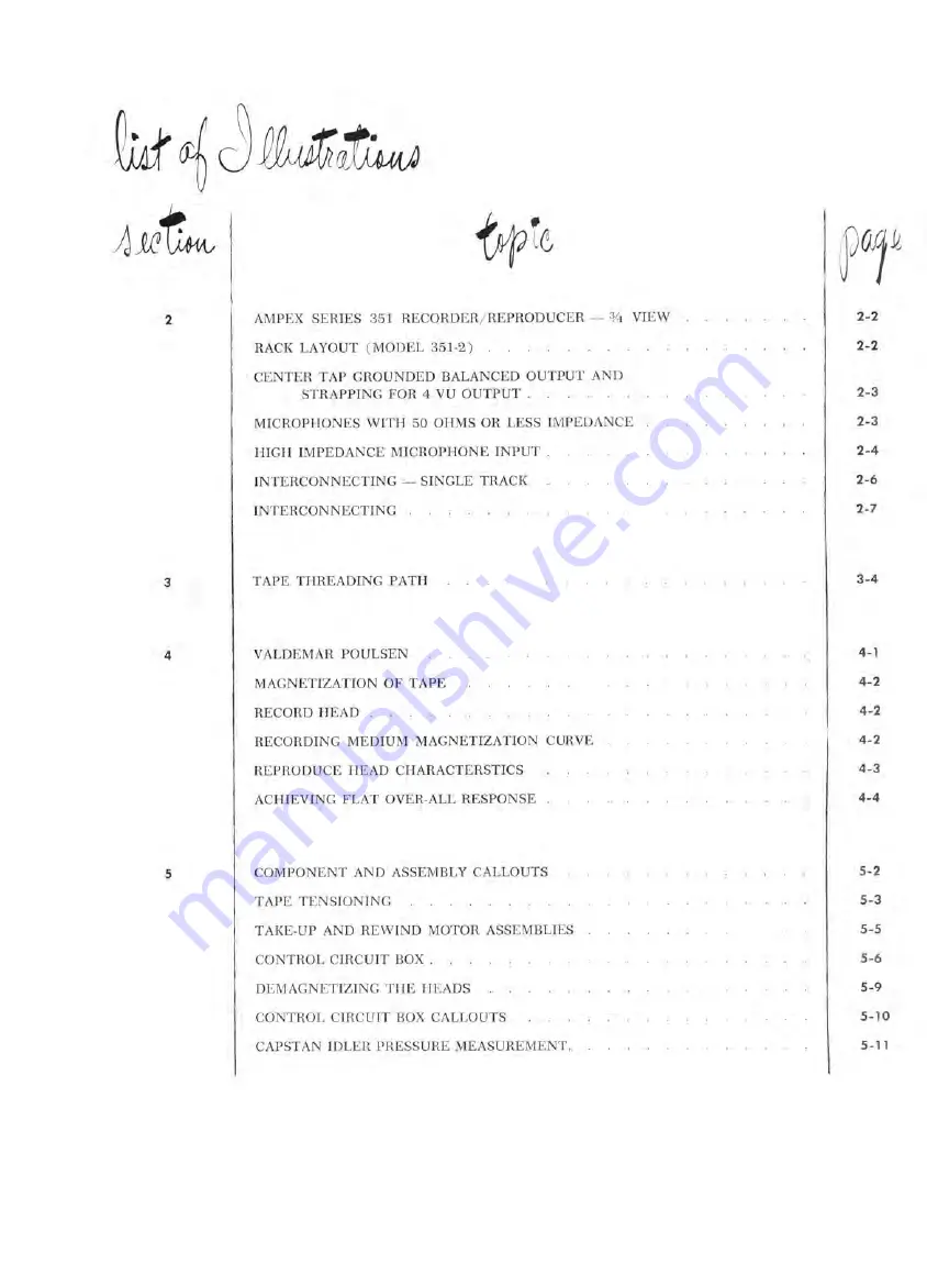 Ampex 351 Series Скачать руководство пользователя страница 6